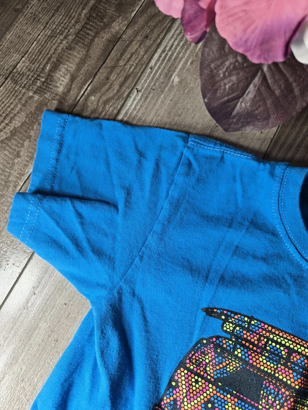 Surf Life Boys Blue Cozumel Graphic Tee Size Medium (5)